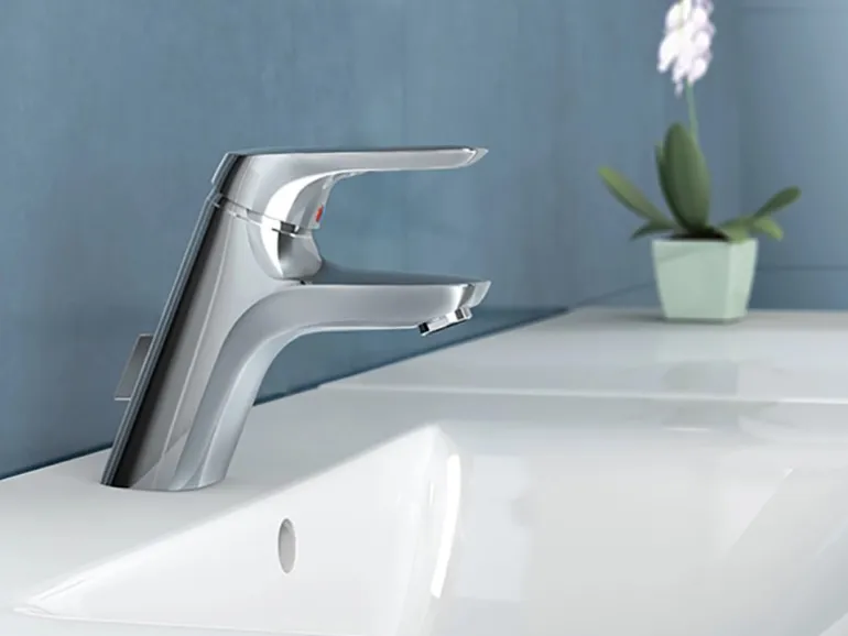 Ideal Standard Waschtischarmatur Ceramix Blue Chrom