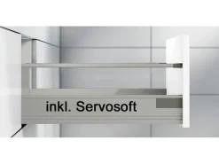 Impuls Küchen Einbauküche IBZ4350LH 225 x 241 cm Beton-Optik  ohne E-Geräte