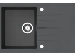 Impuls Küchen Küchenzeile IKZ1320LF 320 cm Grafit  mit E-Geräten