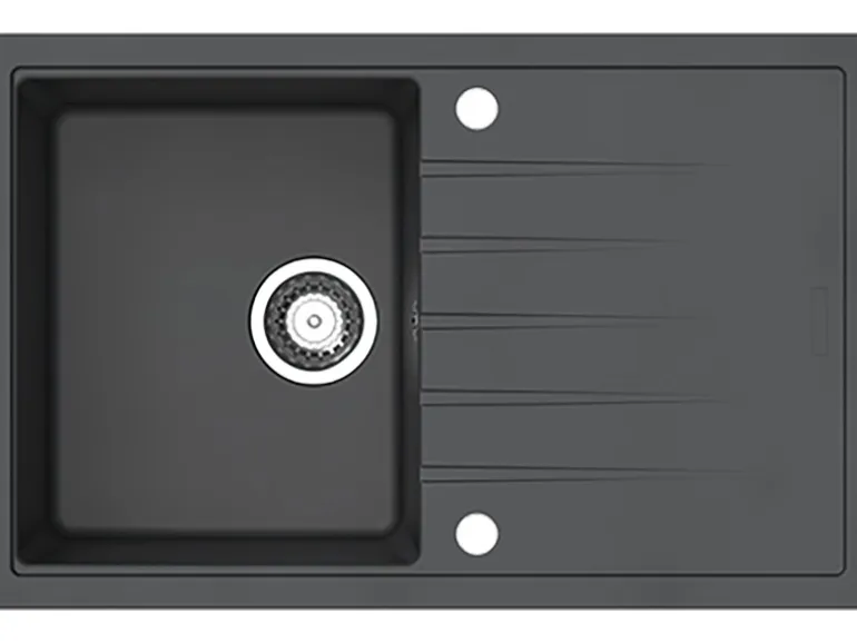 Impuls Küchen Küchenzeile IKZ1320AL 320 cm Weiß Hochglanz mit E-Geräten