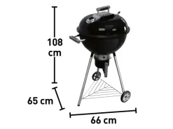Jamestown Holzkohle-Kugelgrill Dexter XL Ø 54 cm