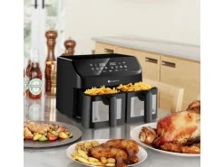 Juskys 2 Zonen Heißluftfritteuse 9L