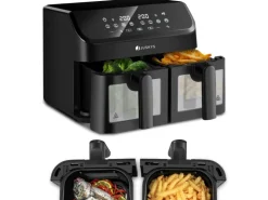 Juskys 2 Zonen Heißluftfritteuse 9L