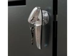 Juskys 4er Metall Mülltonnenbox Arel