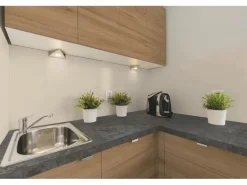 Kaindl Arbeitsplatte Schiefer Jade 410 cm x 60 cm x 3,8 cm