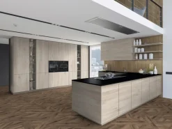 Kaindl Arbeitsplatte Schwarz 410 cm x 63,5 cm x 3,8 cm