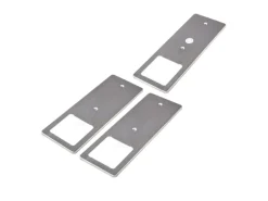 kalb LED Unterbauleuchten mit Schalter Dimmbar Edelstahl Gebürstet Küchenleuchte 3er Set Warmweiß