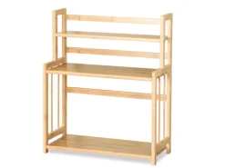 KARAT Bambus Küchenregal Alabama Stilvoller Stauraum für Gewürze Und Utensilien