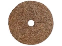 KARAT Mulchscheiben Kokos Pflanzenschutzmatte Winterschutz Kokosfaser 5er-Set Ø 20 cm