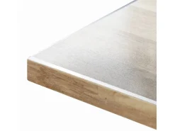 KARAT Tischfolie Imperial Transparent Mattiert mit Abgeschrägter Kante 50 x 130 cm