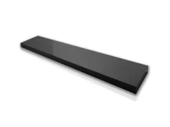 KARAT Wandboard Stockholm Elegantes Wandregal Universal Schwarz Matt 60 cm Breite