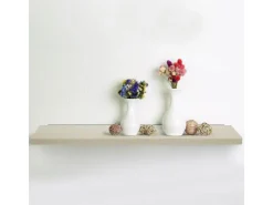 KARAT Wandboard Stockholm Elegantes Wandregal Universal Beige Matt 60 cm Breite