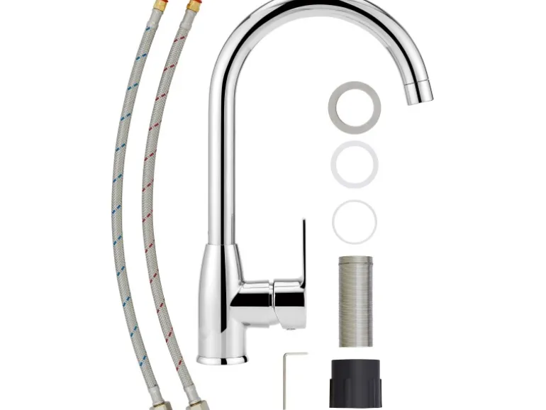 Küchenarmatur Lattari Einhebel Chrom-Optik