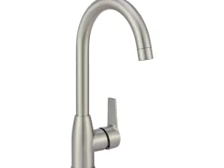 Küchenarmatur Lattari Einhebel Edelstahl-Optik