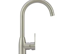 Küchenarmatur Lattari Einhebel Edelstahl-Optik