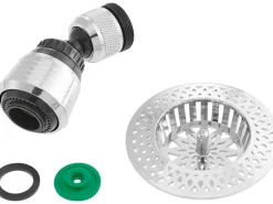 Küchenbrause und Abflusssieb Set