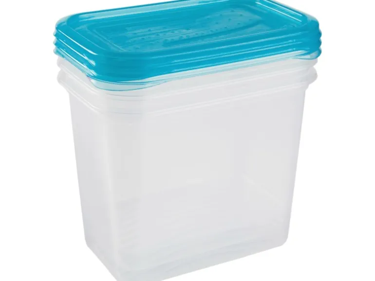 Keeeper Frischhaltedose Fredo Fresh Transparent-Blau 3 x 1 l