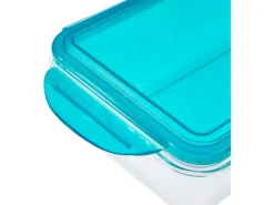 Keeeper Frischhaltedose Tino 22,5 cm x 13,5 cm x 6,5 cm Transparent-Blau