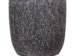 Keramik-Übertopf Vulcano Ø 14 cm x 13 cm Dunkelgrau