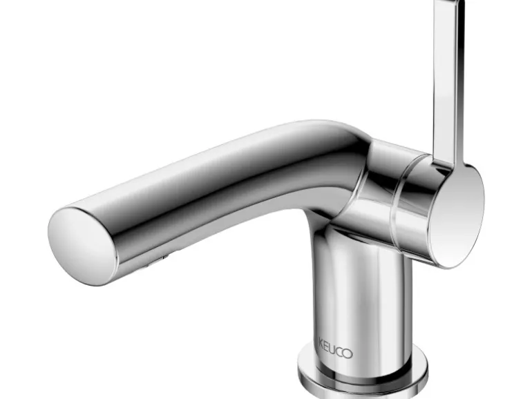 Keuco EHM-Waschtischmischer 80 Edition 400 51504 Chrom mit Ablaufgarnitur