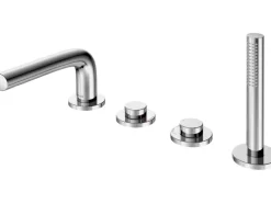 Keuco 4-Loch-Wannenarmatur Edition 400 51530 Chrom 220 mm Auslauf