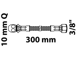 Kirchhoff Anschlussschlauch Flexibel 300 mm 15 mm (3/8