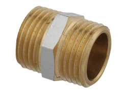 Kirchhoff Doppelnippel 21 mm (1/2" AG) Chrom