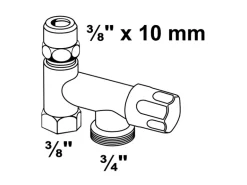 Kirchhoff GA-Zusatzventil 15 mm (3/8
