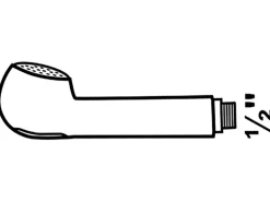 Kirchhoff Geschirrbrause für Niederdruck 13 mm (1/2