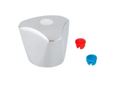 Kirchhoff Metall-Haubengriff Markierung Blau/Rot/Weiß Chrom