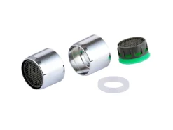 Kirchhoff Mischdüse Eco-Save 7,5 l/min M22IG Kalkschutz Chrom 2 Stück