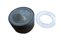 Kirchhoff Mischdüse mit Gehäuse M28 x 33,3 mm (1"AG) Schwarz Matt