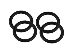 Kirchhoff O-Ring Gummi für Ventiloberteil 18 mm x 22 mm x 2 mm Schwarz 4 Stück