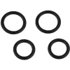 Kirchhoff O-Ring Gummi für Gardena Klicksystem 2 Größen Schwarz 2 x 2 Stück