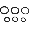 Kirchhoff O-Ring Gummi für Grohe Oberteil 10 mm (3/8") und 13 mm (1/2") 6 Stück