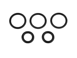 Kirchhoff O-Ring-Set für Grohe Euromix-Kartusche Schwarz 5 Stück