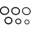 Kirchhoff O-Ring-Sortiment Gummi Diverse Größen Schwarz 6 Stück
