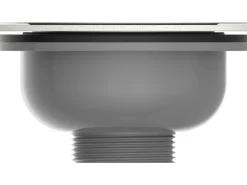 Kirchhoff Siebkörbchen Spüle Eco Save Edelstahl Grau