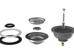 Kirchhoff Siebkörbchen Spüle Eco Save Edelstahl Grau