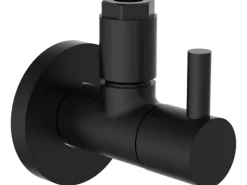 Kirchhoff Universal Eckventil für Kalt- und Warmwasserleitungen Schwarz Matt