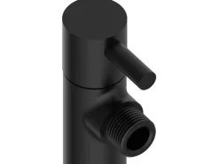 Kirchhoff Universal Eckventil für Kalt- und Warmwasserleitungen Schwarz Matt
