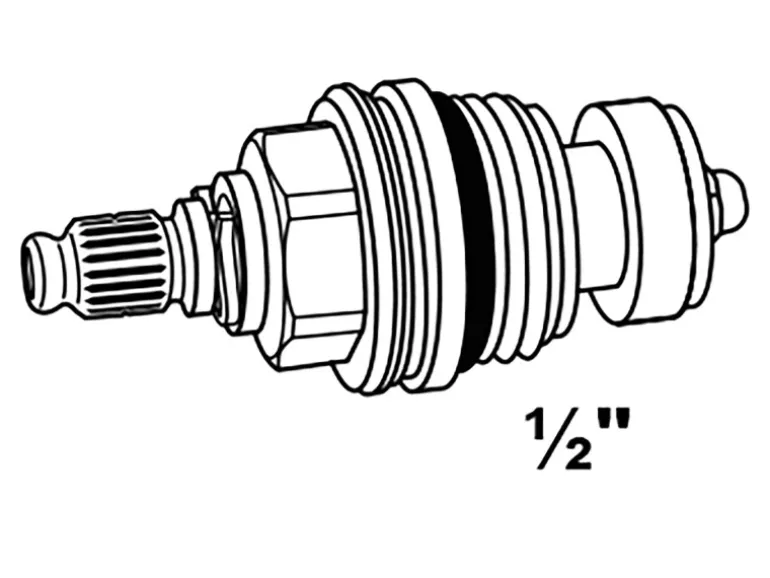 Kirchhoff Ventiloberteil 13 mm (1/2") ohne Griff