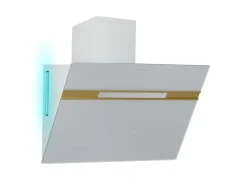 Klarstein Alina Dunstabzugshaube EEK A Touch LED-Beleuchtung Abluft/Umluft 600 m³/h Weiß