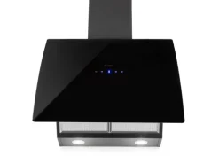 Klarstein Annabelle 60 Dunstabzugshaube Glas 595 m³/h Touch-Armatur Schwarz