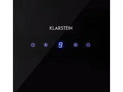 Klarstein Annabelle 60 Dunstabzugshaube Glas 595 m³/h Touch-Armatur Schwarz