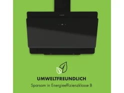 Klarstein Aurica 90 Dunstabzugshaube 90 cm Wandanbau 165 W Schwarz