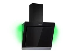 Klarstein Aurora Eco 60 Dunstabzugshaube 550 m³/h 60cm Kopffrei Ambientelicht EEC A++ Schwarz