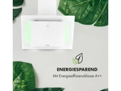 Klarstein Eleonora 60 Dunstabzugshaube 426 m³/h Touch-Panel Ambiente-Licht Weiß