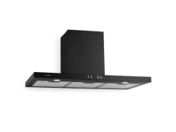 Klarstein Limelight Dunstabzugshaube 90cm Wandhaube 600m³/h Schwarz