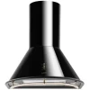 Klarstein Lumio Neo Retro-Dunstabzugshaube 60cm 610m³/h A Edelstahl Schwarz